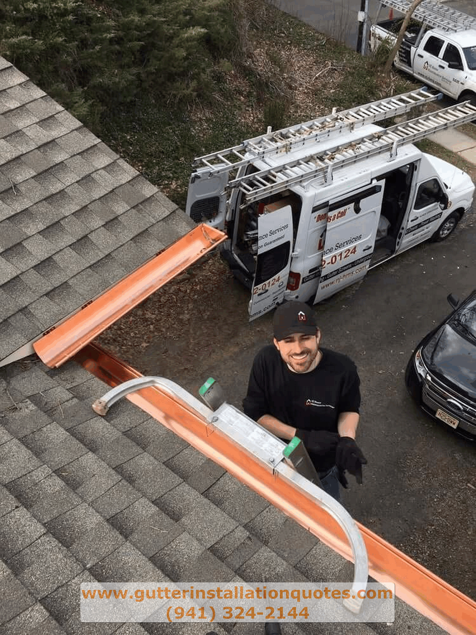 Quality gutter materials and installation in Kathleen