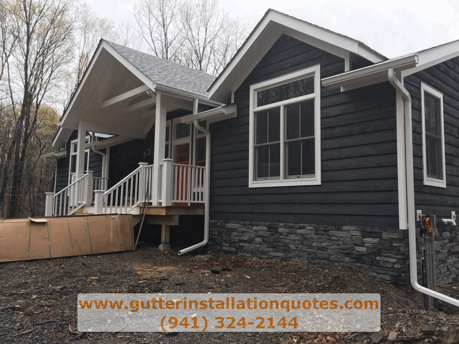 Seamless gutter installation in Avon Park